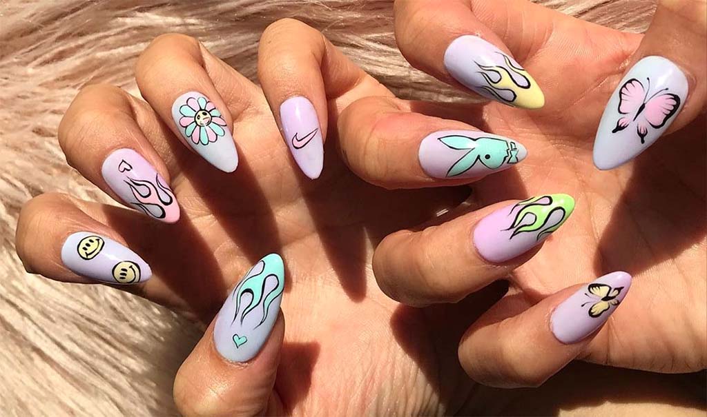 Super Cute '90s Nail Designs That Are Trendy Again