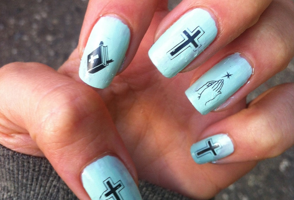 Jesus Nail Designs