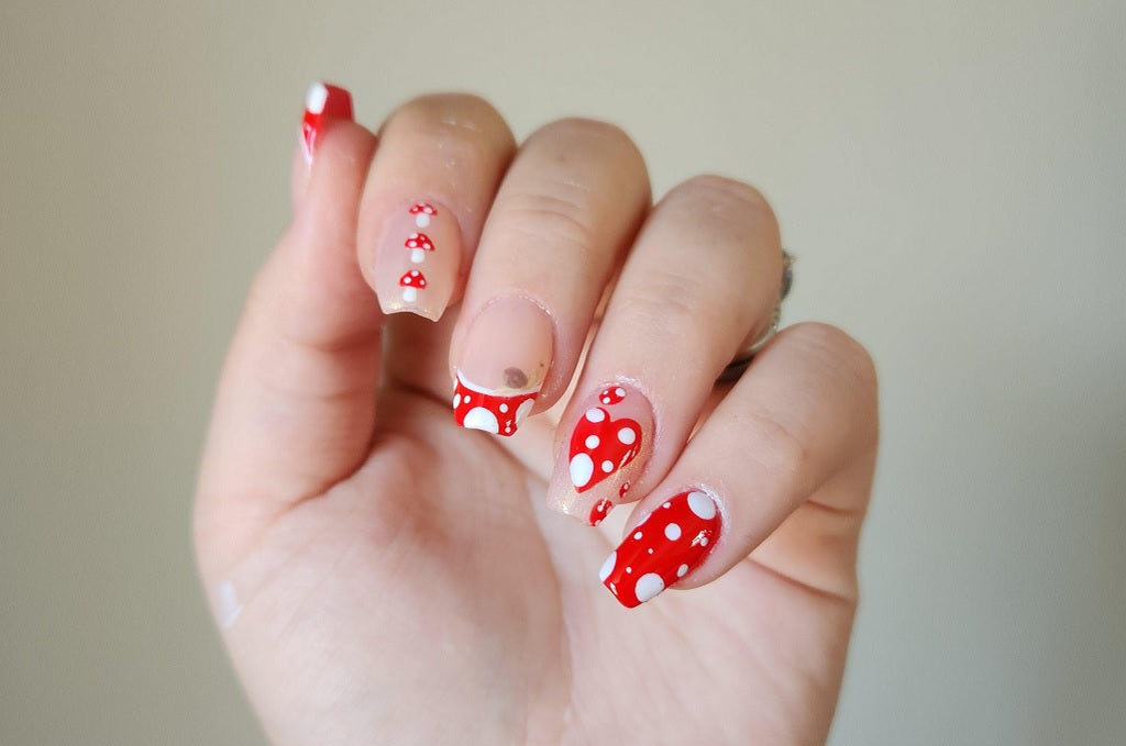 Mushroom Nail Art