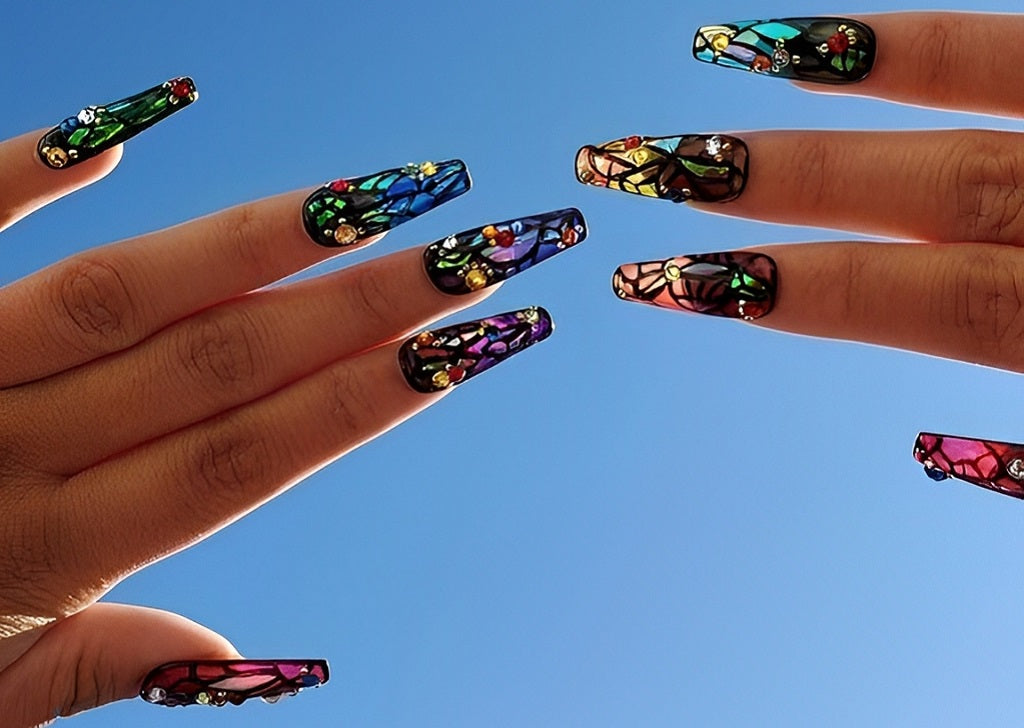 Stained Glass Nails