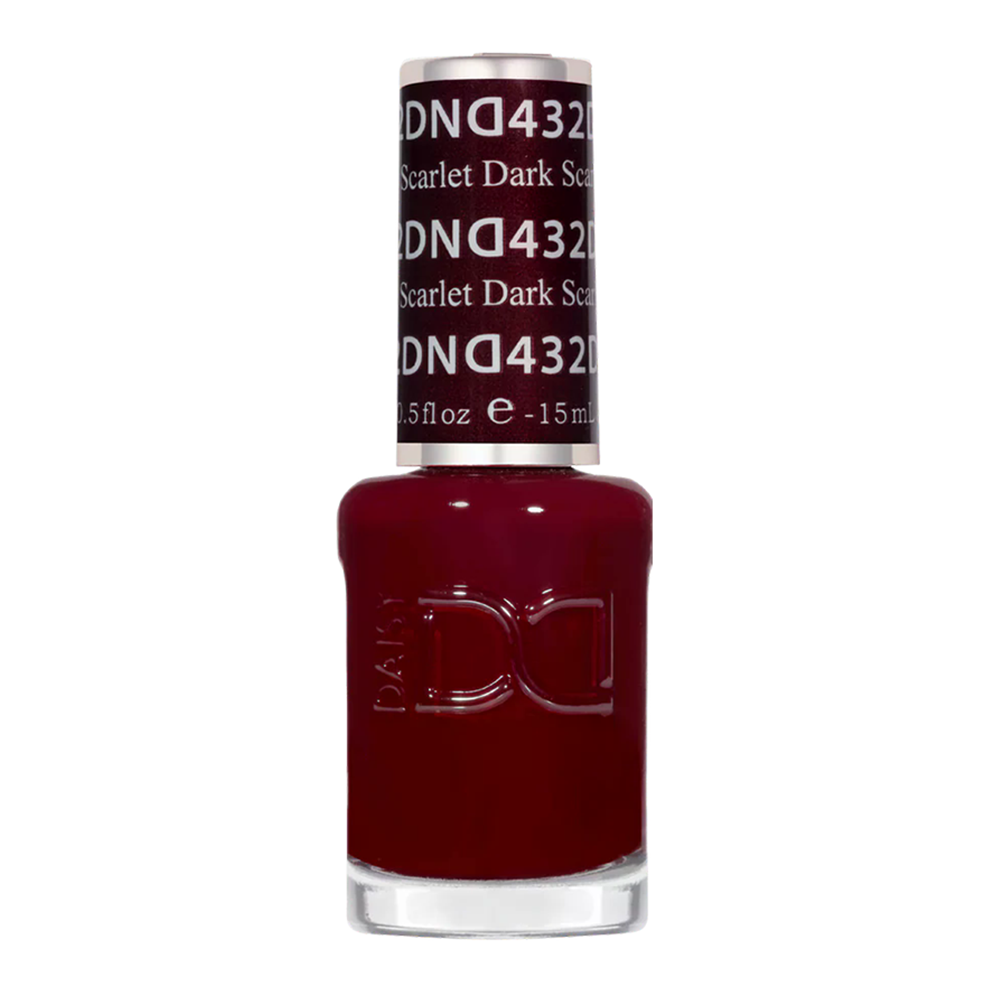 DND Nail Lacquer - 432 Dark Scarlet – Lavis Dip Systems Inc
