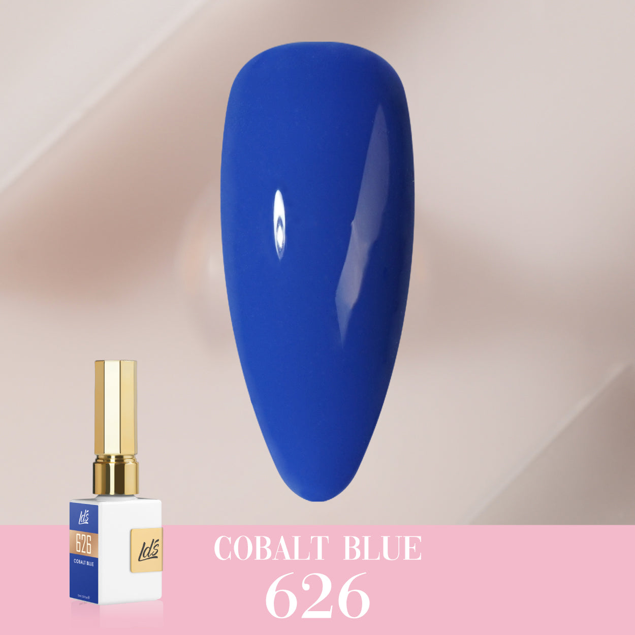 LDS Color Craze Collection - 626 Cobalt Blue - Gel Polish 0.5oz