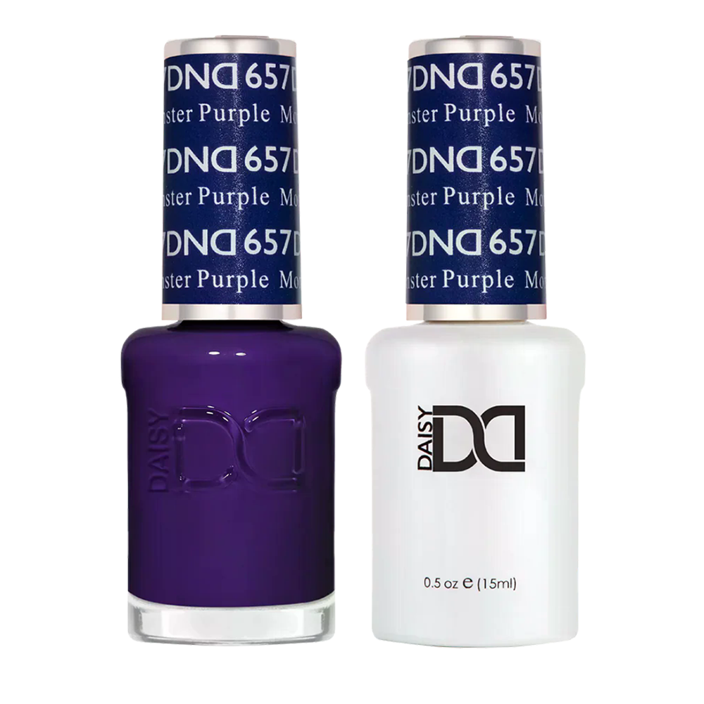 DND Gel Nail Polish Duo - 657 Monster Purple – Lavis Dip Systems Inc
