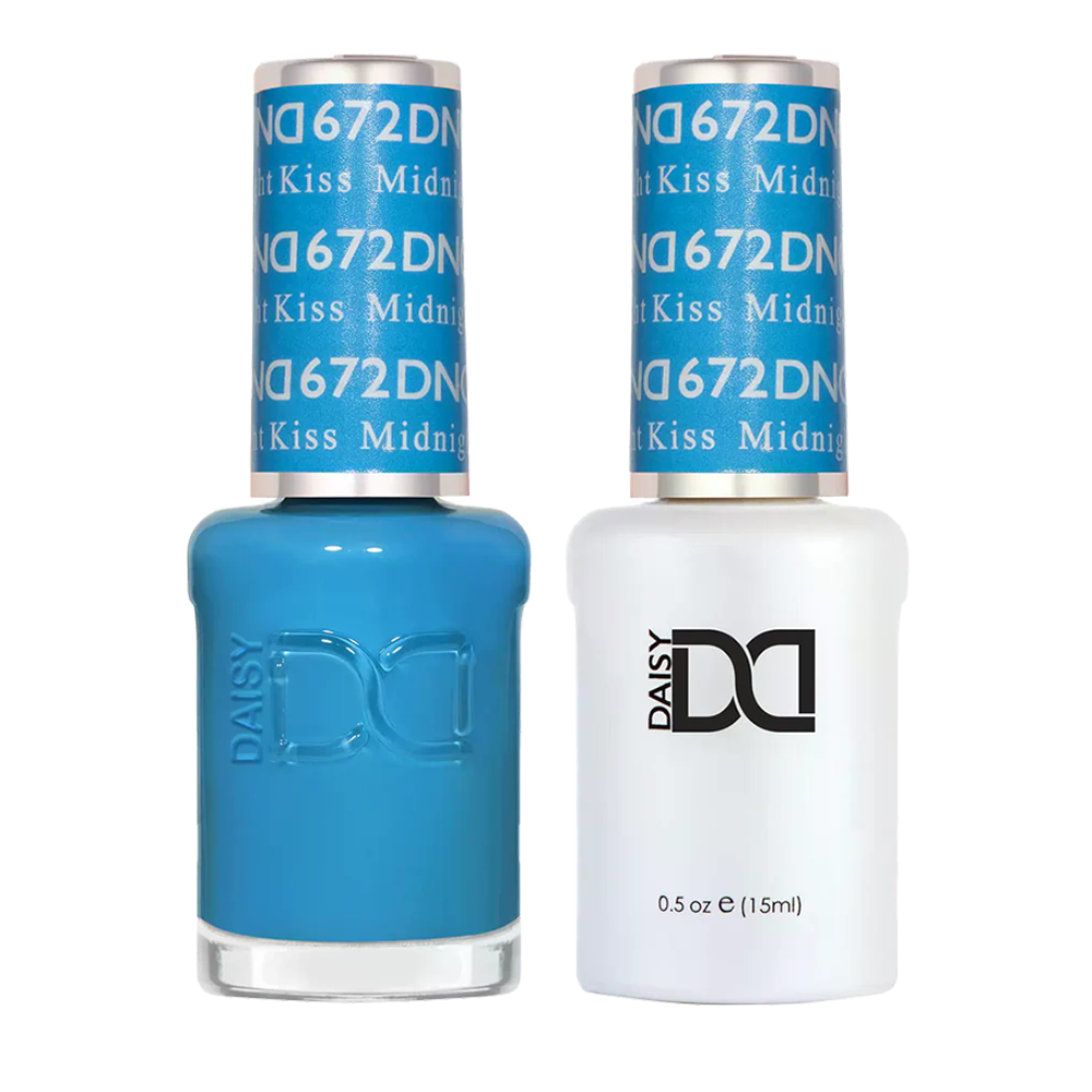 DND Gel Nail Polish Duo - 672 Midnight Kiss – Lavis Dip Systems Inc