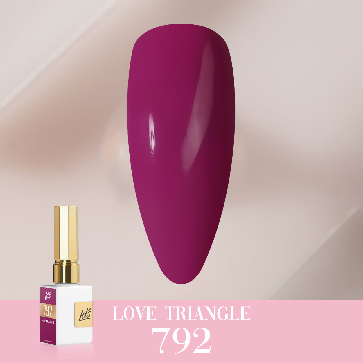 LDS Color Craze Collection - 792 Love Triangle - Gel Polish 0.5oz