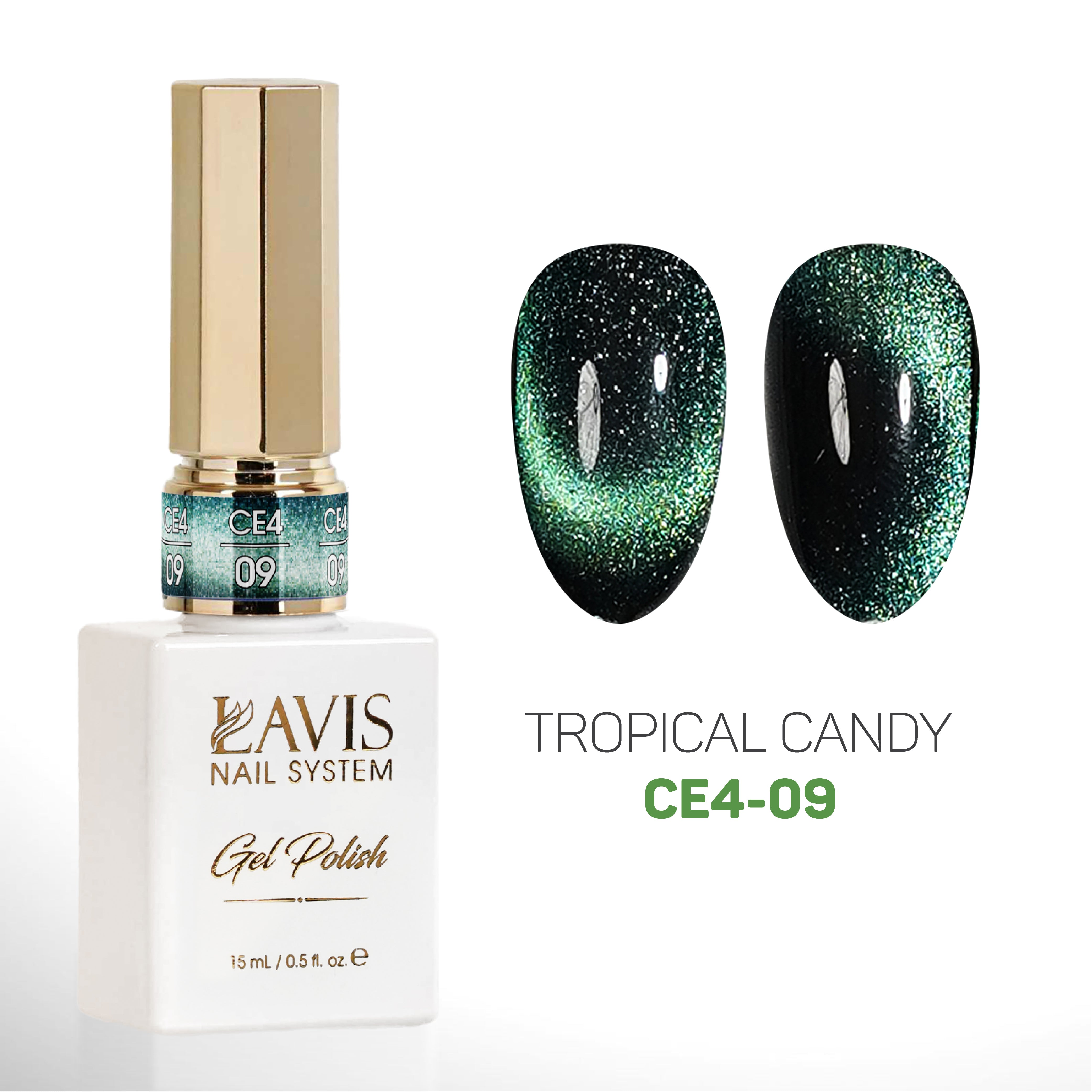 LAVIS Cat Eyes CE4 - 09 - Gel Polish 0.5 oz - Fairy Tale – Lavis