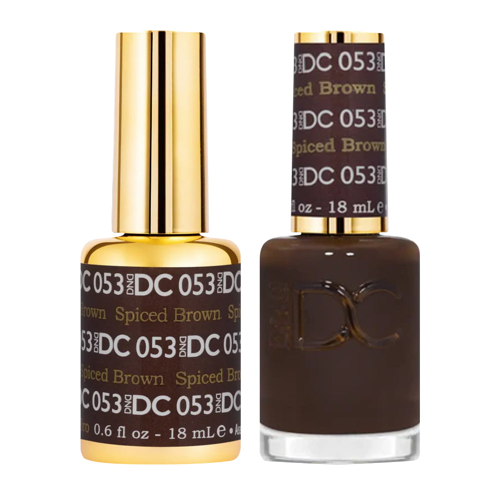 DND DC Gel Nail Polish Duo - 053 Spiced Brown – Lavis Dip Systems Inc