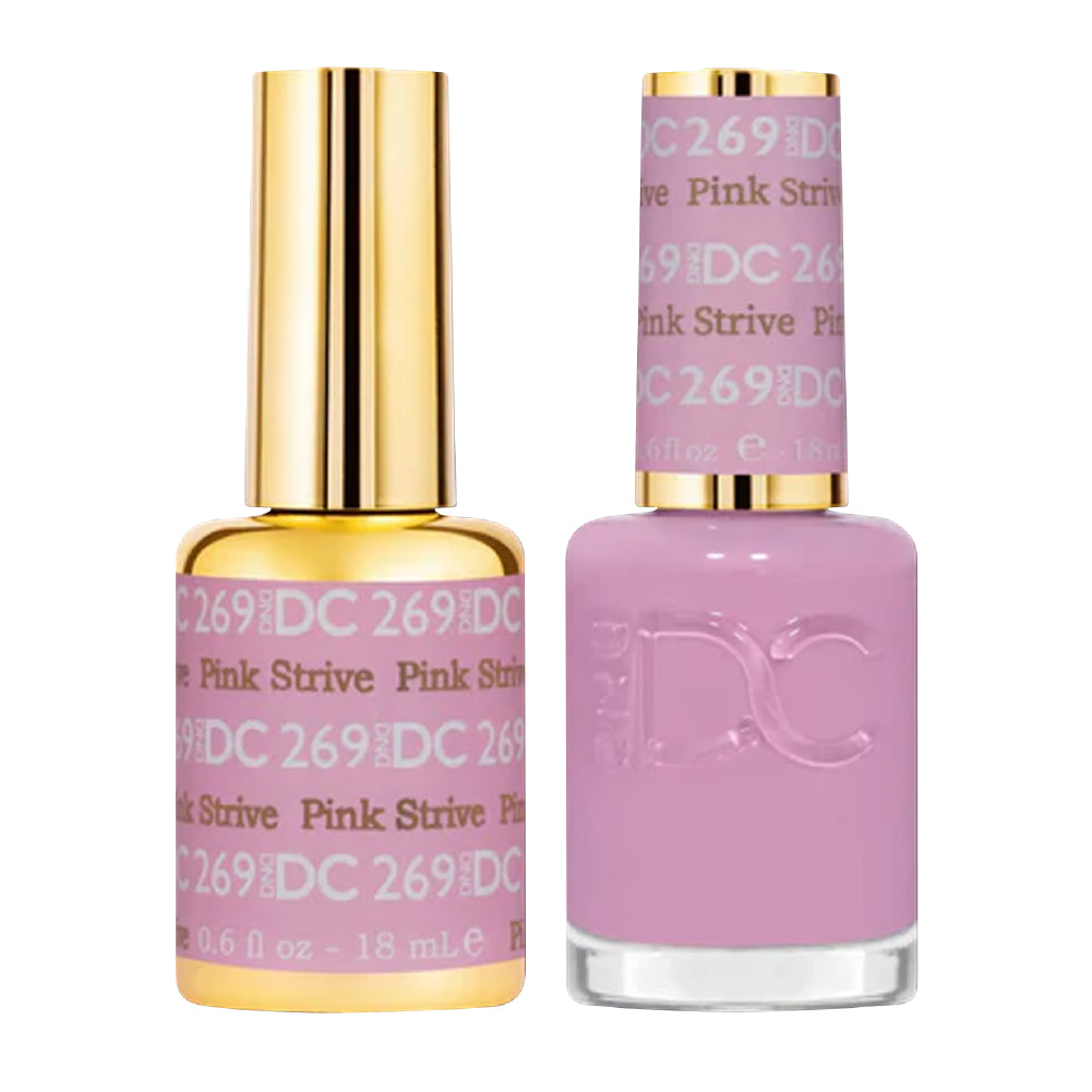 DND DC Gel Nail Polish Duo - 269 Pink Strive – Lavis Dip Systems Inc
