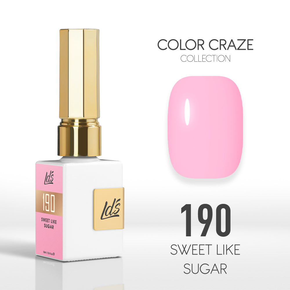 LDS Color Craze Collection - 190 Sweet like Sugar - Gel Polish 0.5oz