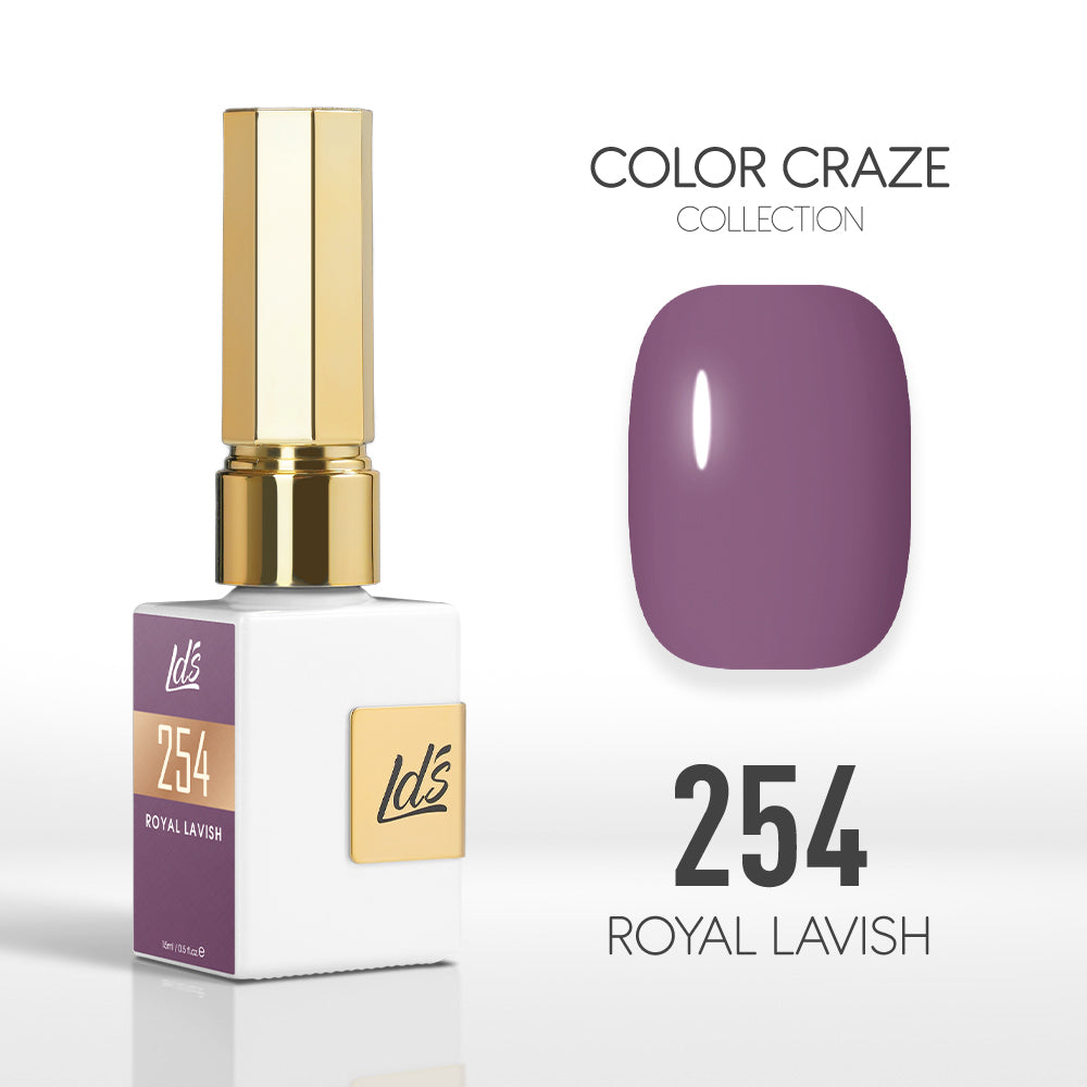 LDS Color Craze Collection - 254 Royal Lavish - Gel Polish 0.5oz