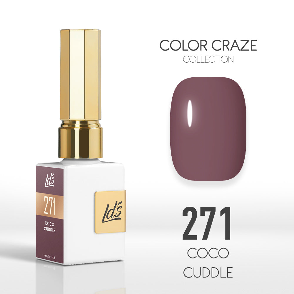 LDS Color Craze Collection - 271 Cocoa Cuddle - Gel Polish 0.5oz