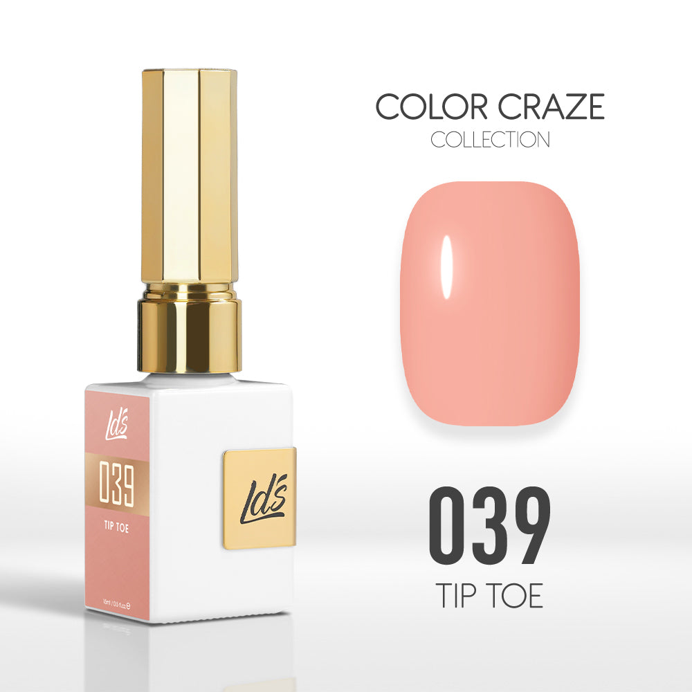 LDS Color Craze Collection - 039 Tip Toe - Gel Polish 0.5oz