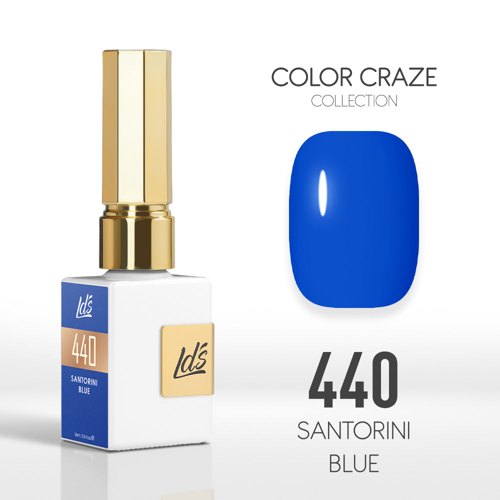 LDS Color Craze Collection - 440 Santorini Blue - Gel Polish 0.5oz