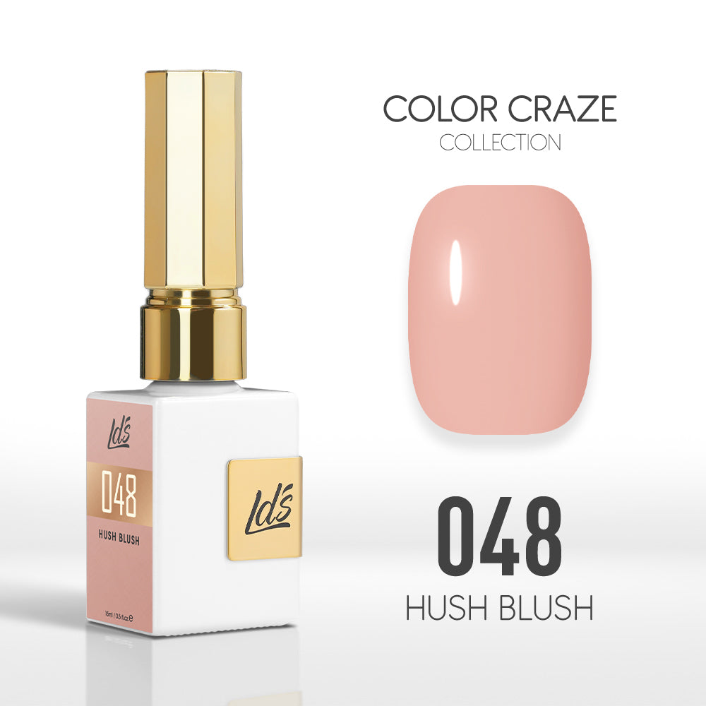 LDS Color Craze Collection - 048 Hush Blush - Gel Polish 0.5oz