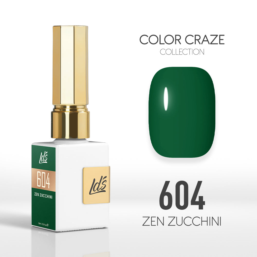 LDS Color Craze Collection - 604 Zen Zucchini - Gel Polish 0.5oz