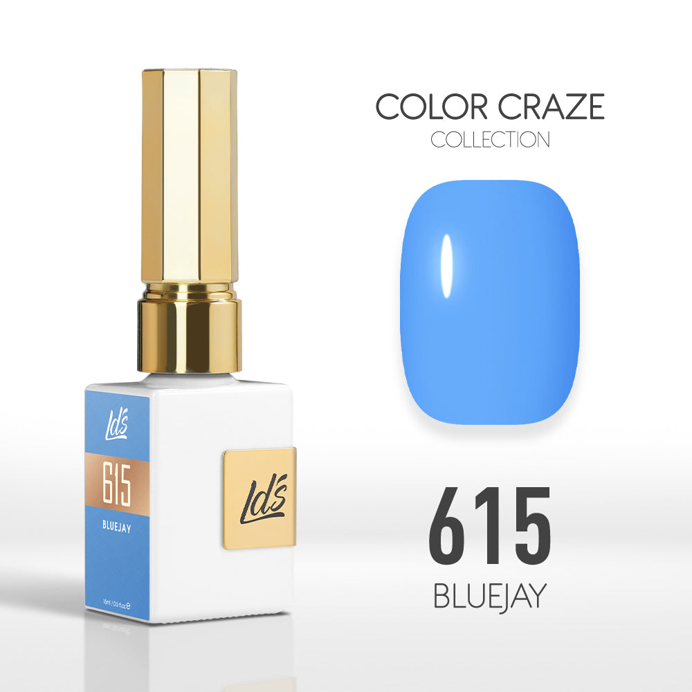 LDS Color Craze Collection - 615 Bluejay - Gel Polish 0.5oz
