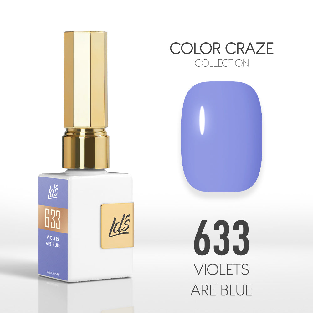 LDS Color Craze Collection - 633 Violets are Blue - Gel Polish 0.5oz