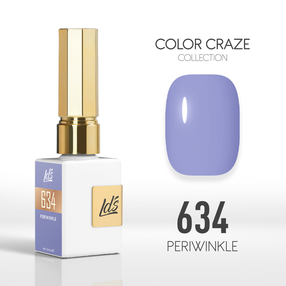 LDS Color Craze Collection - 634 Periwinkle - Gel Polish 0.5oz