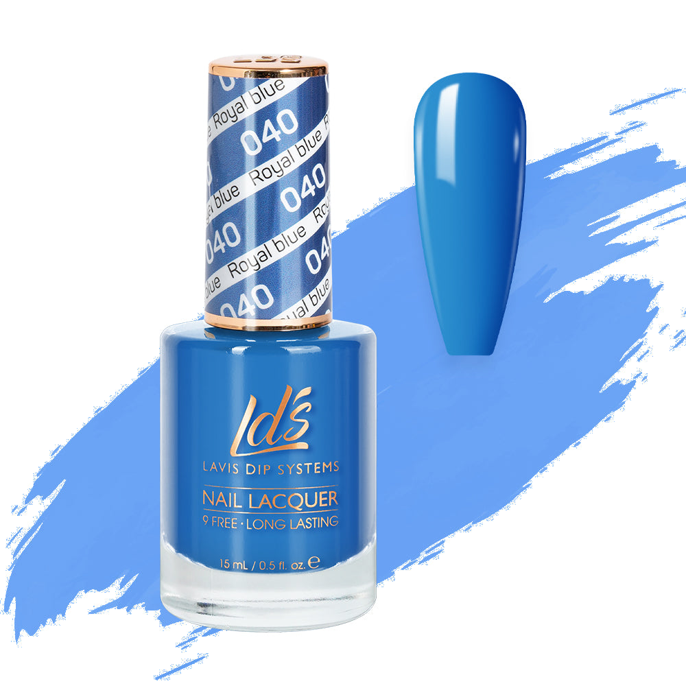 LDS 040 Royal Blue - LDS Nail Lacquer 0.5oz – Lavis Dip Systems Inc