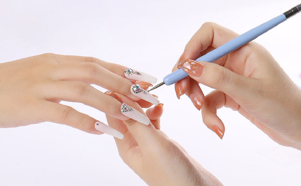 How to Apply Rhinestones to Nails