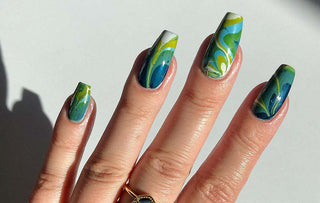 How to Do Water Marble Nails