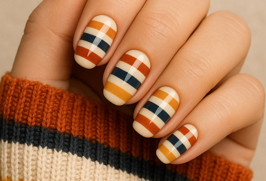 Striped Sweater Nail