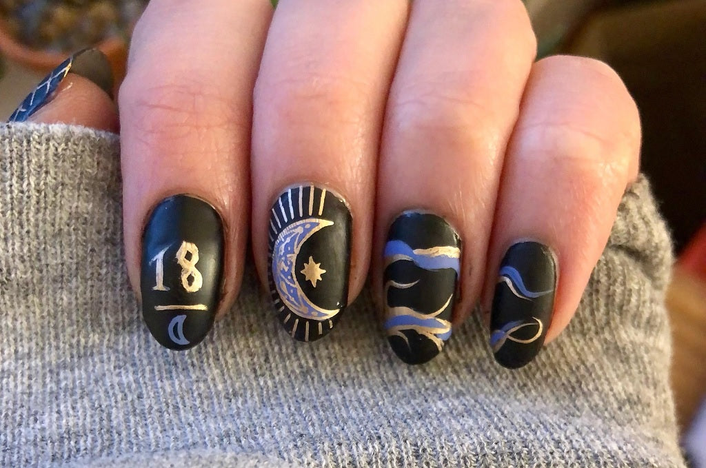 Tarot Card Nail Art Ideas