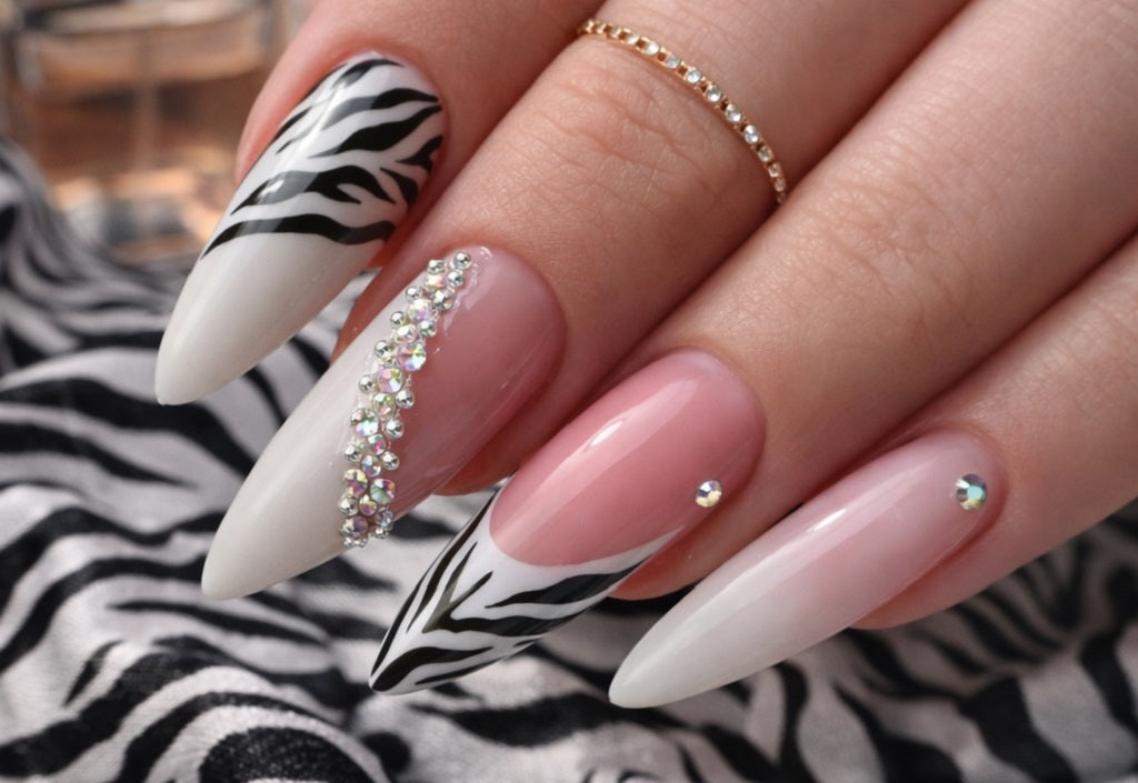 Zebra Nail Designs