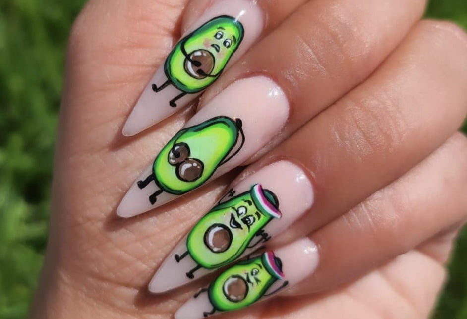 Irresistibly Fun Avocado Nail Designs You’ll Obsess Over