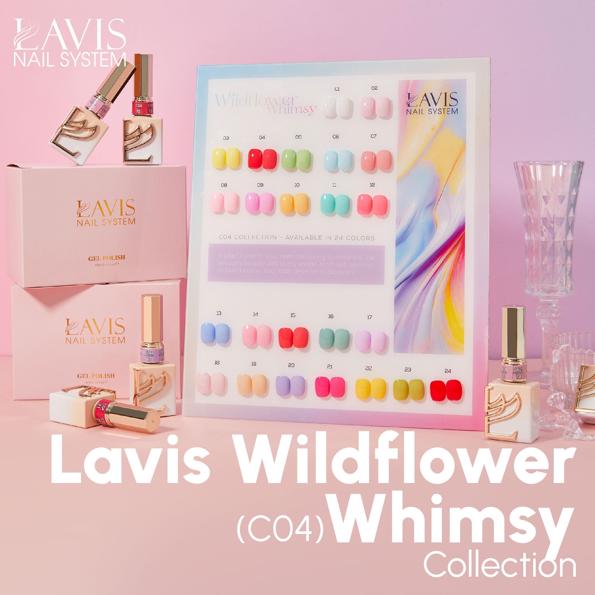 LAVIS C04 Wildflower Whimsy Collection