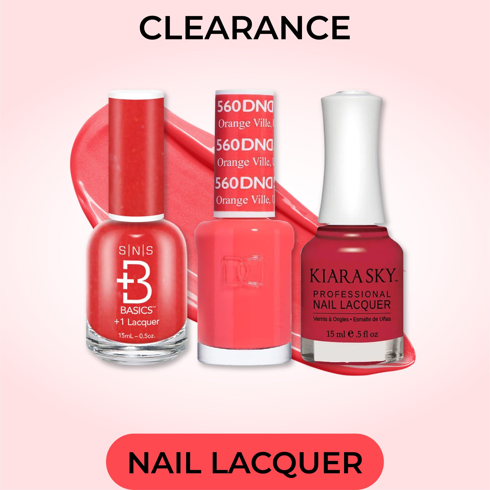 NAIL LACQUER - CLEARANCE