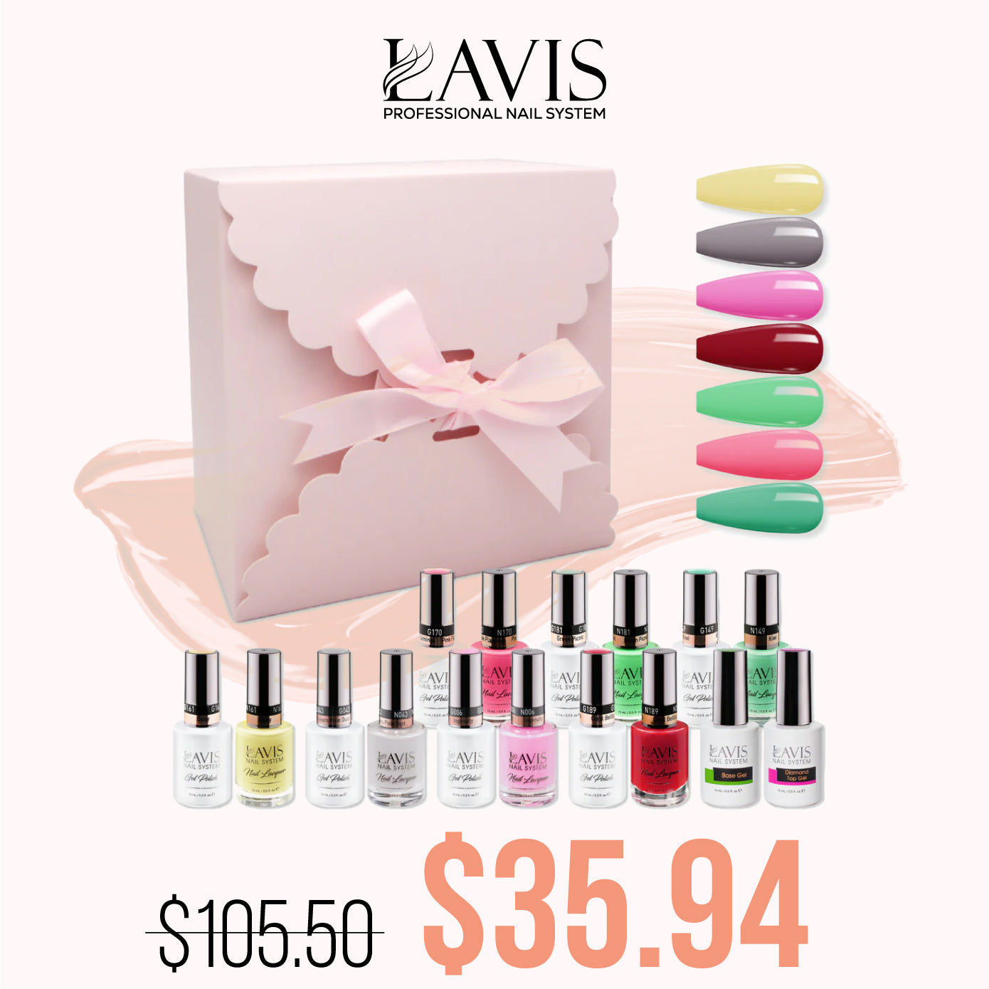 7 GEL & LACQUER + BASE TOP