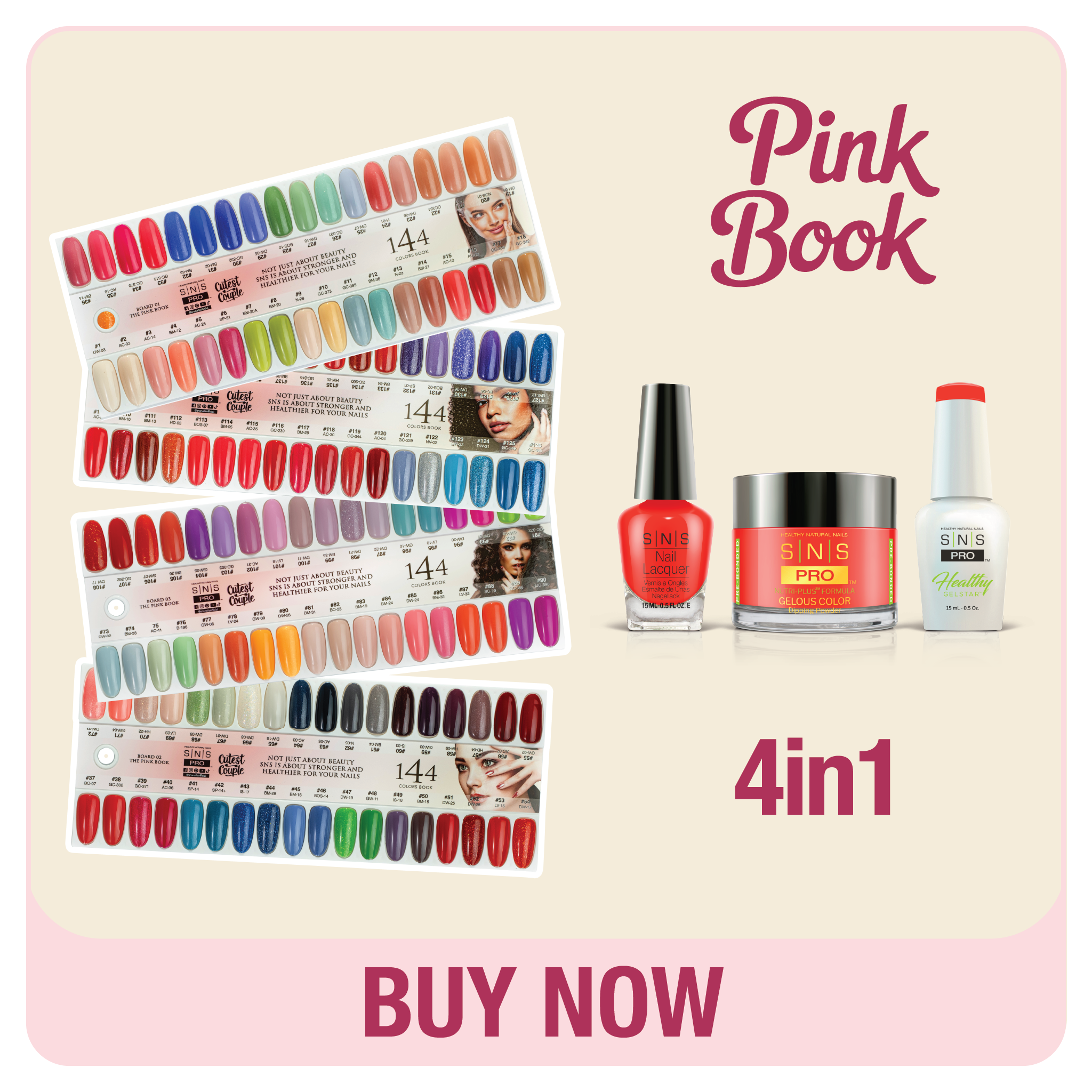 SNS Pro 4 In 1 - Pink Collection