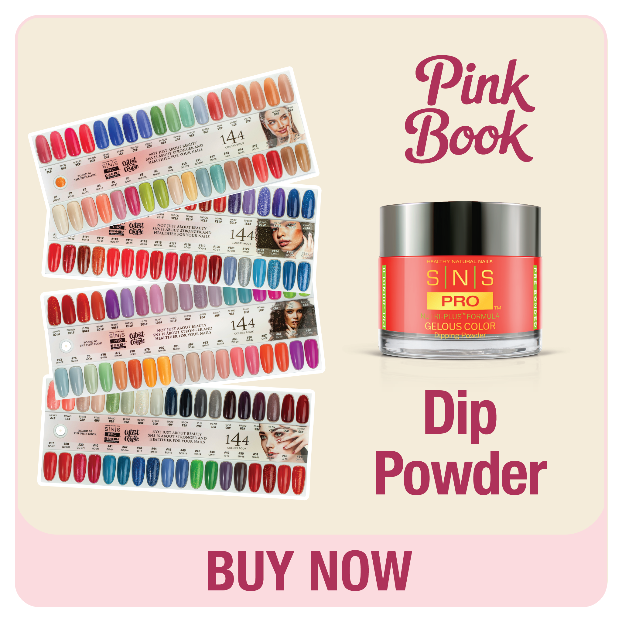 SNS Pro Dipping & Acrylic Powder - Pink Collection