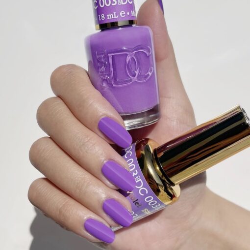 DND DC Gel Nail Polish Duo - 003 Purple Colors - Blue Violet