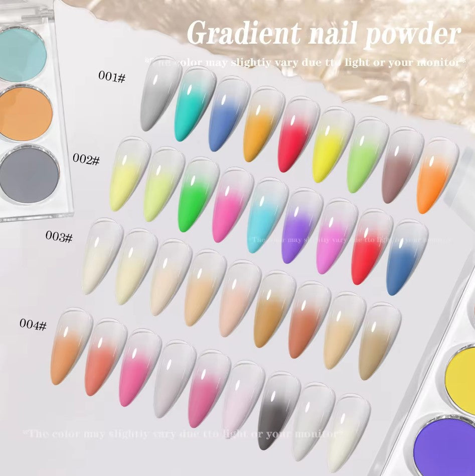 9 Colors Nail Mirror Powder 001#