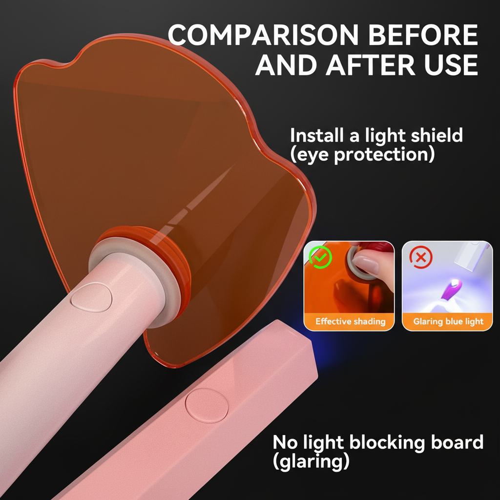 Nail Lamp Shield Plate Protection