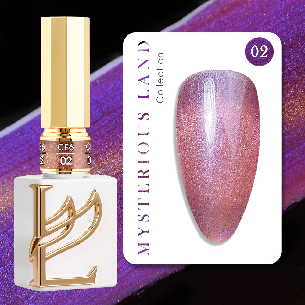 LAVIS Cat Eyes CE6 (Ver1) - 02 - Gel Polish 0.5 oz - Mysterious Land Collection