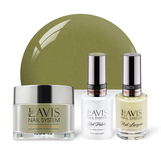 LAVIS 3 in 1 - 036 Bamboo Winds - Acrylic & Dip Powder, Gel & Lacquer