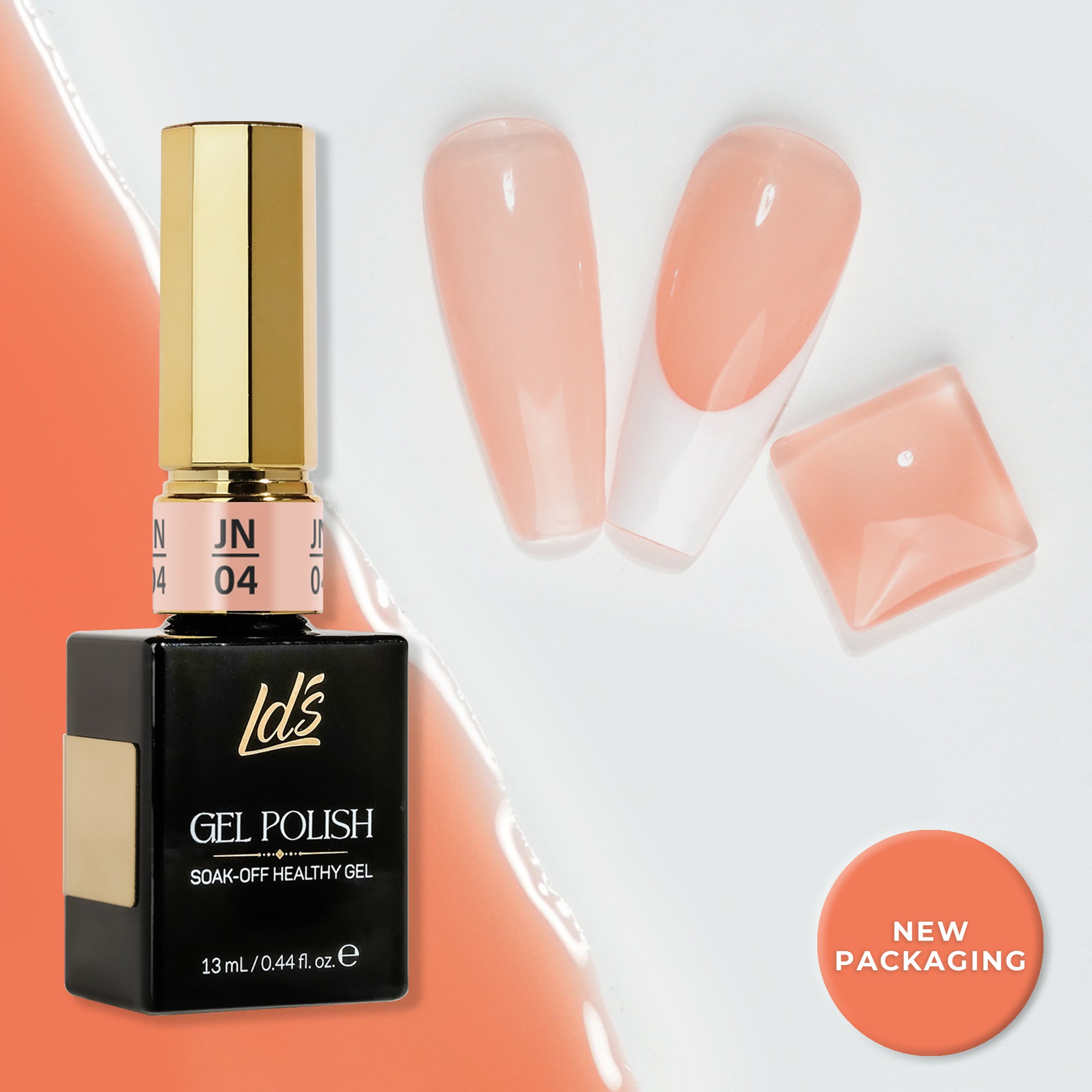 Jelly Gel Polish Colors - LDS 04 Blush Blossom - Nude Collection