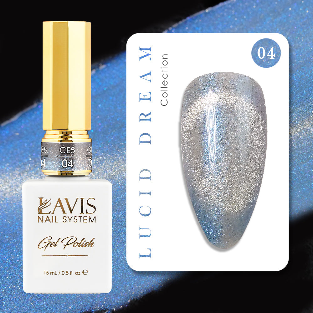 LAVIS Cat Eyes CE5 - 04 (Ver1) - Gel Polish 0.5 oz - Lucid Dream Collection
