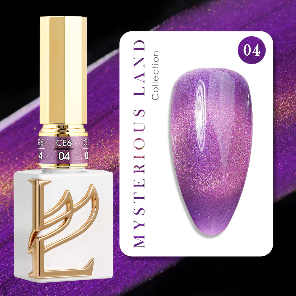 LAVIS Cat Eyes CE6 (Ver1) - 04 - Gel Polish 0.5 oz - Mysterious Land Collection
