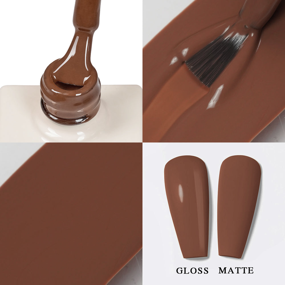 LAVIS LX1 - 05 - Gel Polish 0.5 oz - Coffee & Caramel Collection