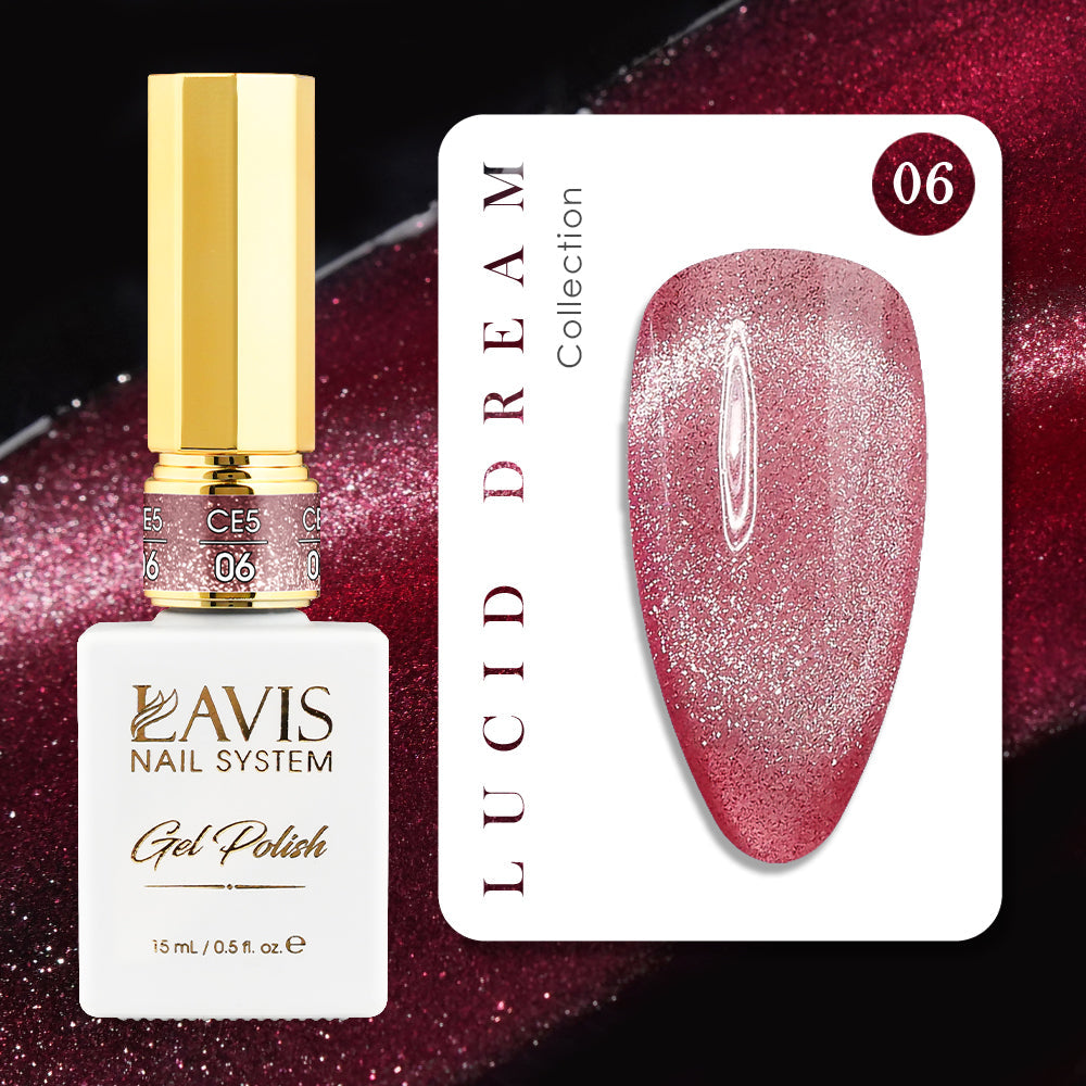 LAVIS Cat Eyes CE5 - 06 (Ver1) - Gel Polish 0.5 oz - Lucid Dream Collection