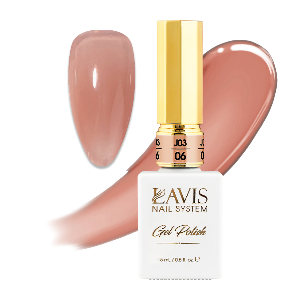 LAVIS J03 - 06 - Gel Polish 0.5oz - Bare With Me Collection