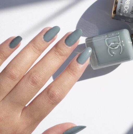 DND DC Gel Nail Polish Duo - 098 Gray Colors - Aqua Gray