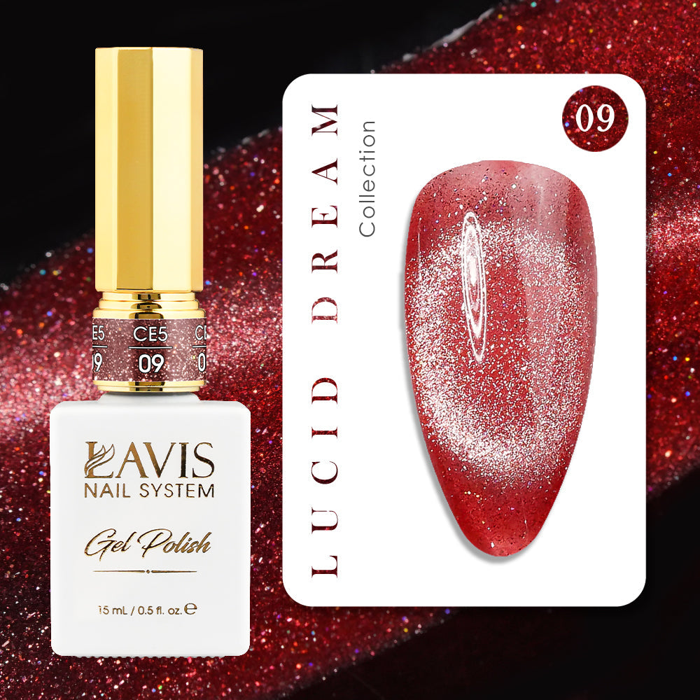 LAVIS Cat Eyes CE5 - 09 (Ver1) - Gel Polish 0.5 oz - Lucid Dream Collection