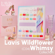LAVIS C04 - Set 24 Colors - Gel Polish 0.5 oz - Wildflower Whimsy Collection