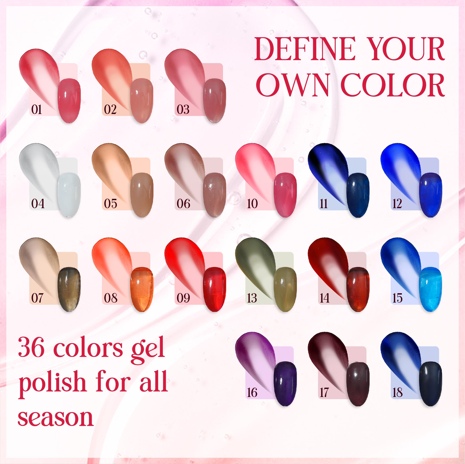 LDS Gel Polish JG-26 - Jelly Gel Collection