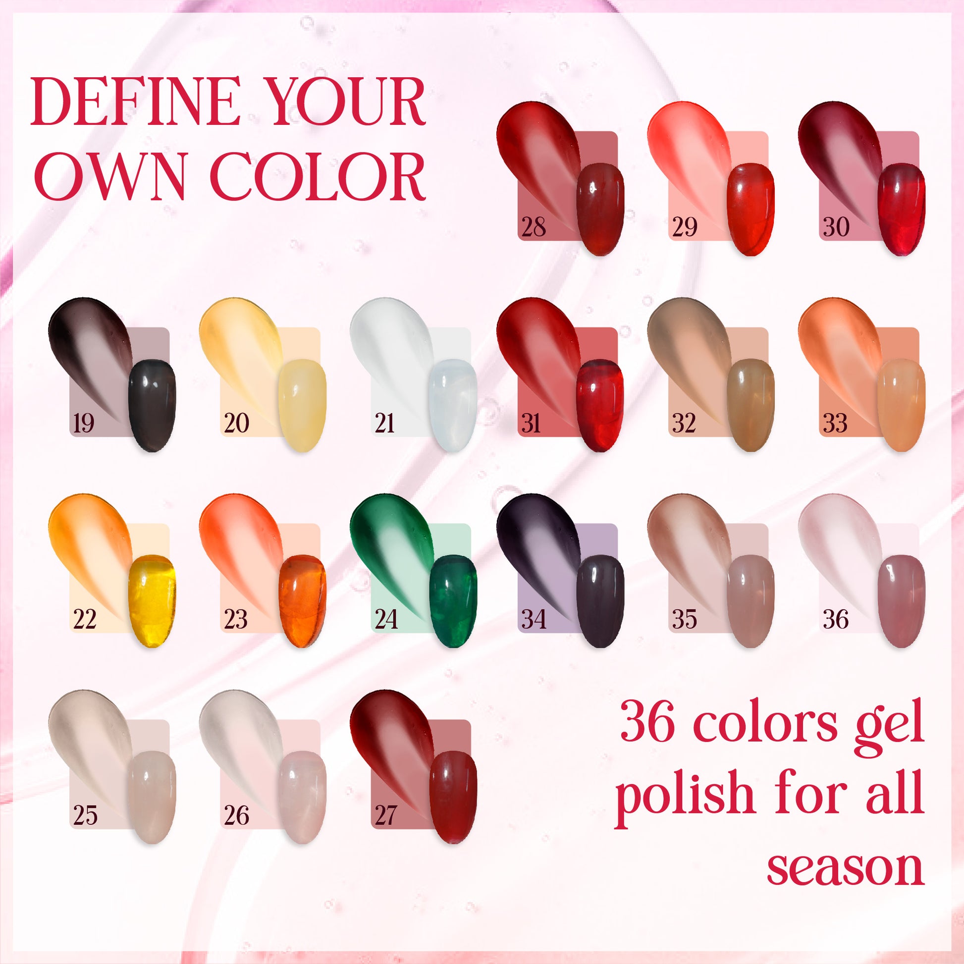 LDS Gel Polish JG-24 - Jelly Gel Collection